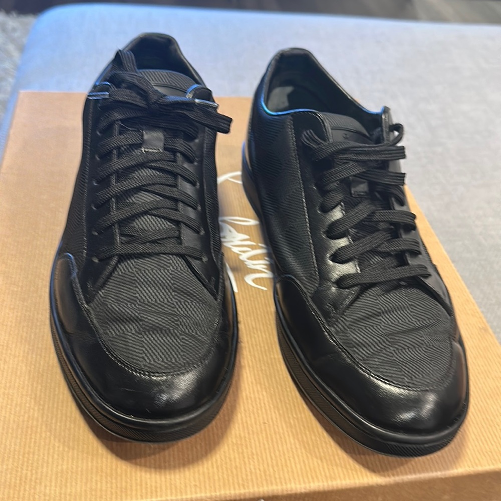 Black Louis Vuitton sneakers